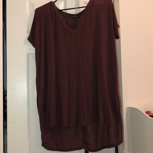 Short Sleeve Long Brandy Melville Shirt